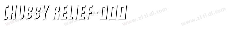Chubby Relief字体转换